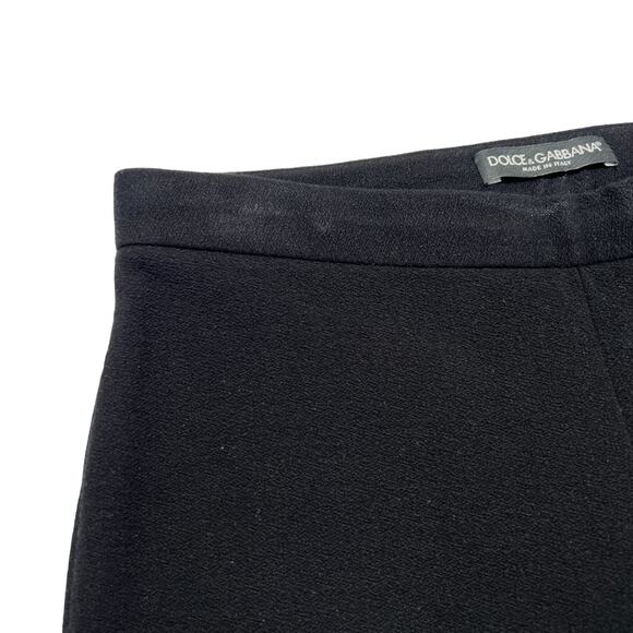 DOLCE & GABBANA Stretch Viscose Side Ankle Zip Skinny Pants SIZE 27 ITALY 40 - Picture 9 of 12